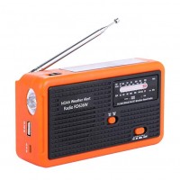 Solar Emergency Radios Self Powered Hand Crank Radio FM AM NOAA Weather Radio with Flashlight 1000mAh Power Bank Phone Charger