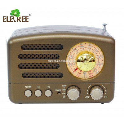 Hot Sale ABS Materials Rechargeable Battery Support Micro TF Card and USB Disk Multiband Mini Shortwave AM FM MW SW Radio